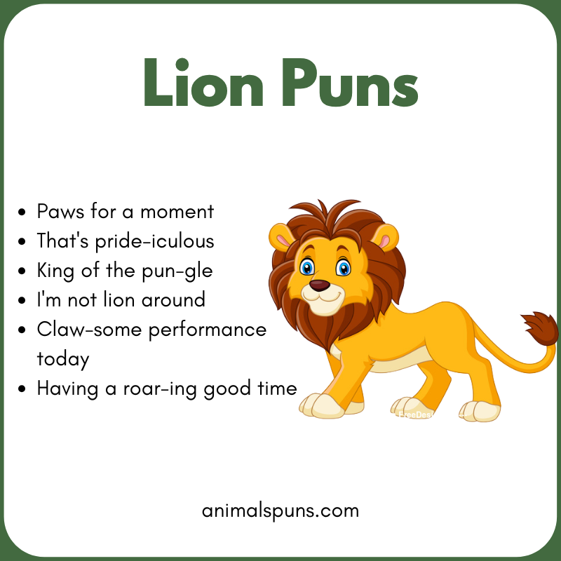 Lion Puns