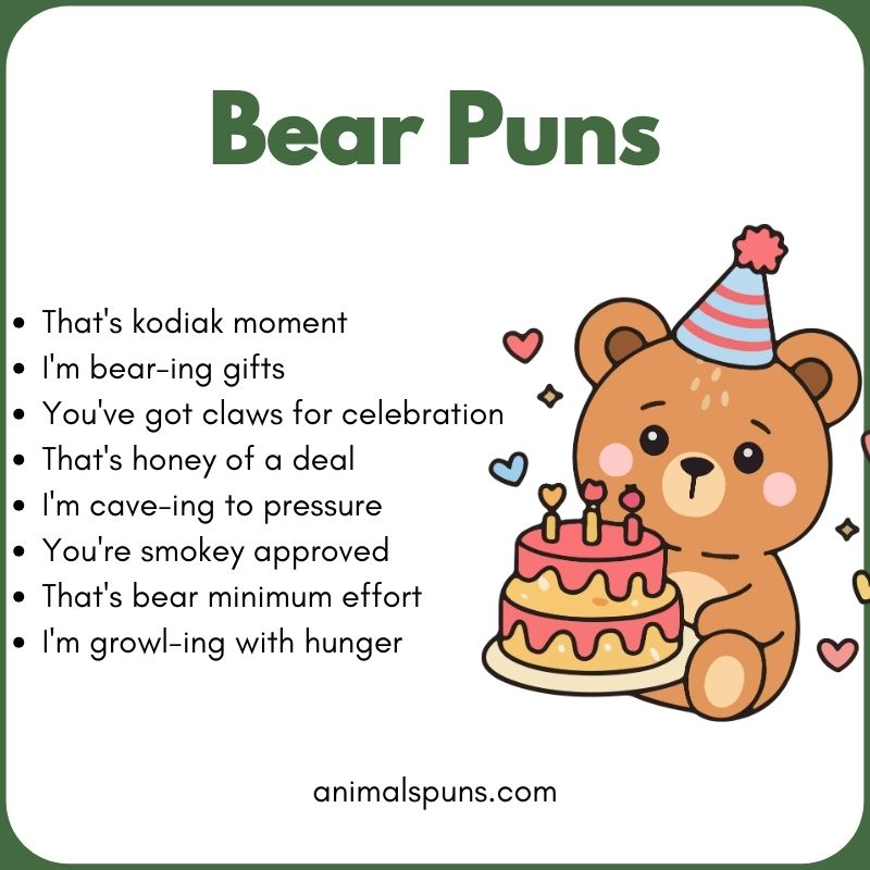 Bear Puns