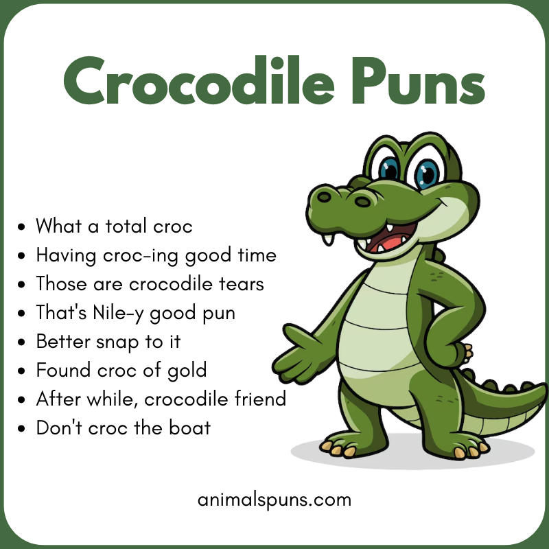 Crocodile Puns