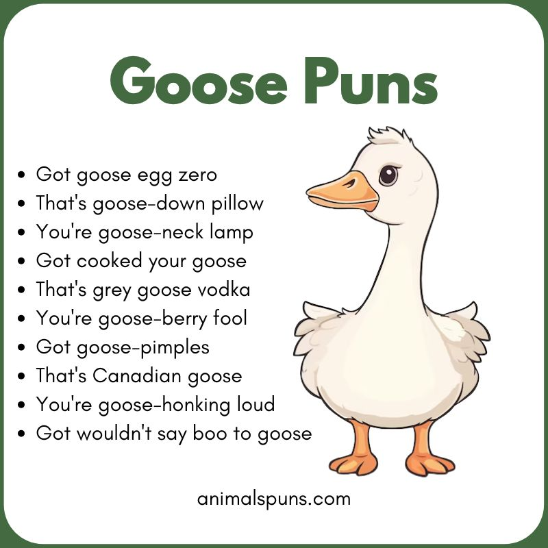 Goose Puns