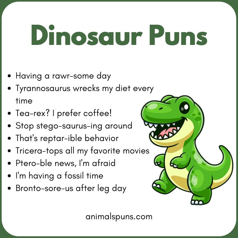 Dinosaur Puns