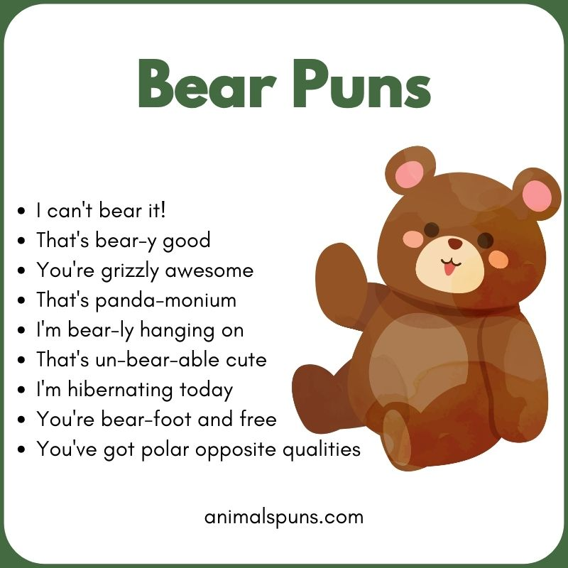 Bear Puns