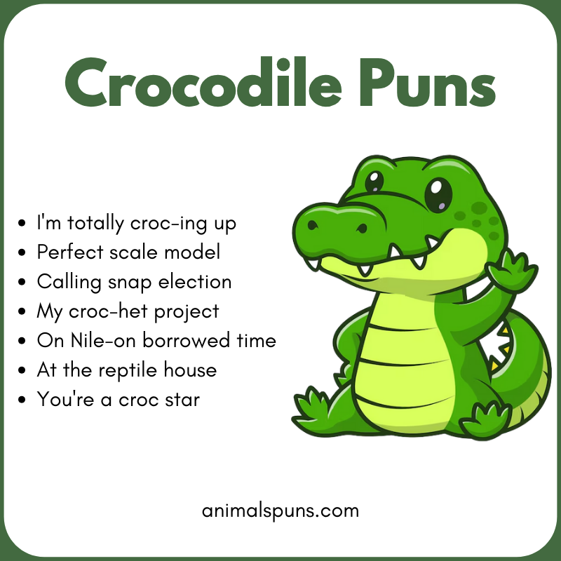 Crocodile Puns