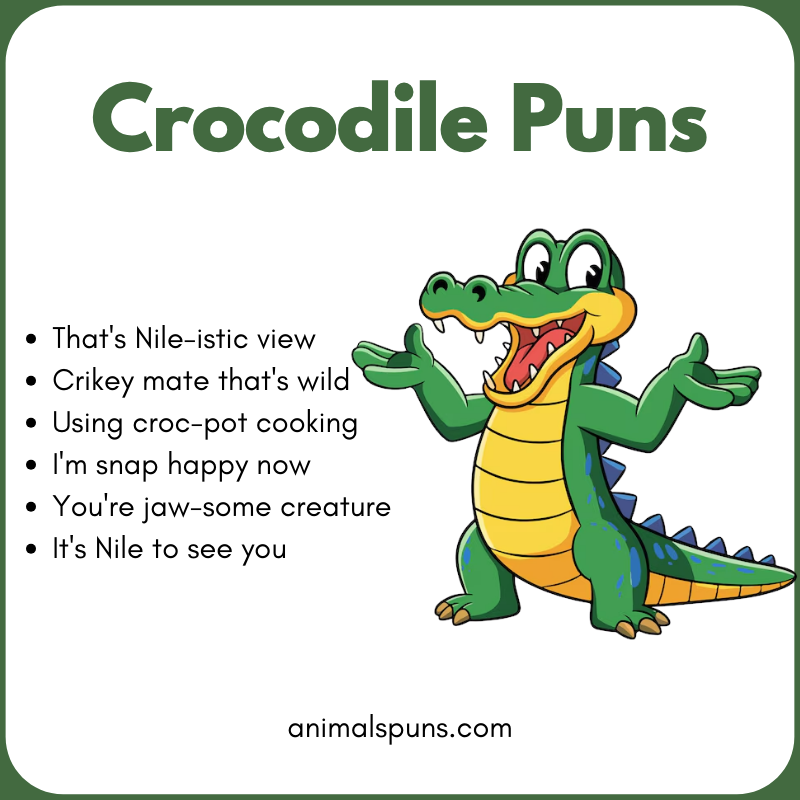Crocodile Puns