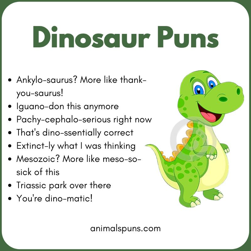 Dinosaur Puns