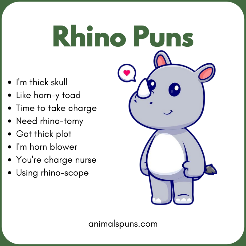 Rhino Puns