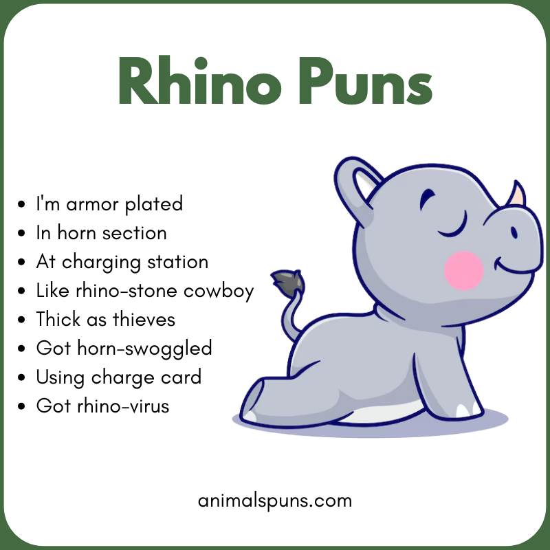 Rhino Puns