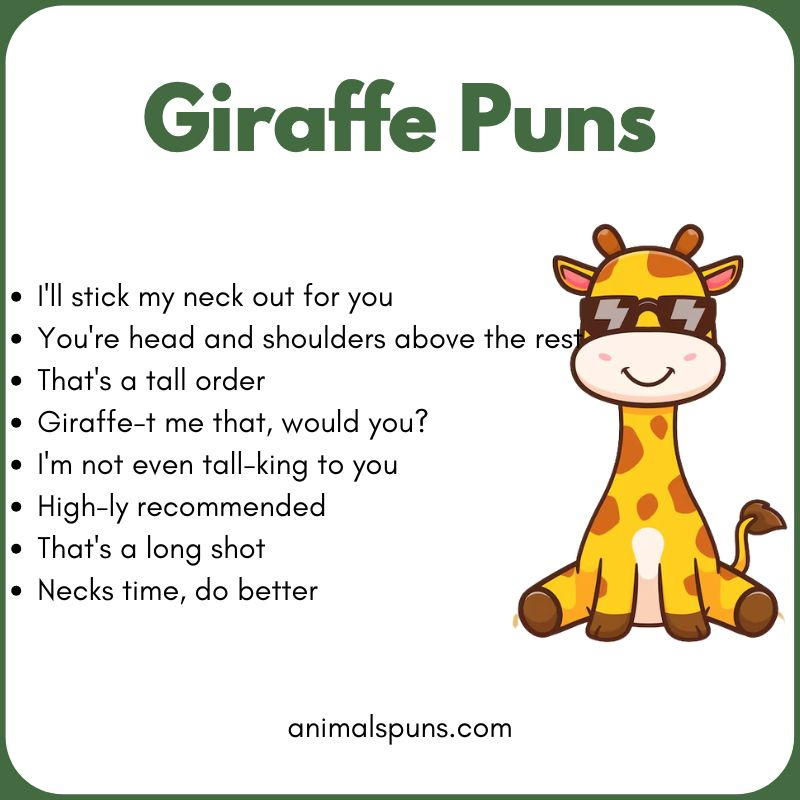 Giraffe Puns