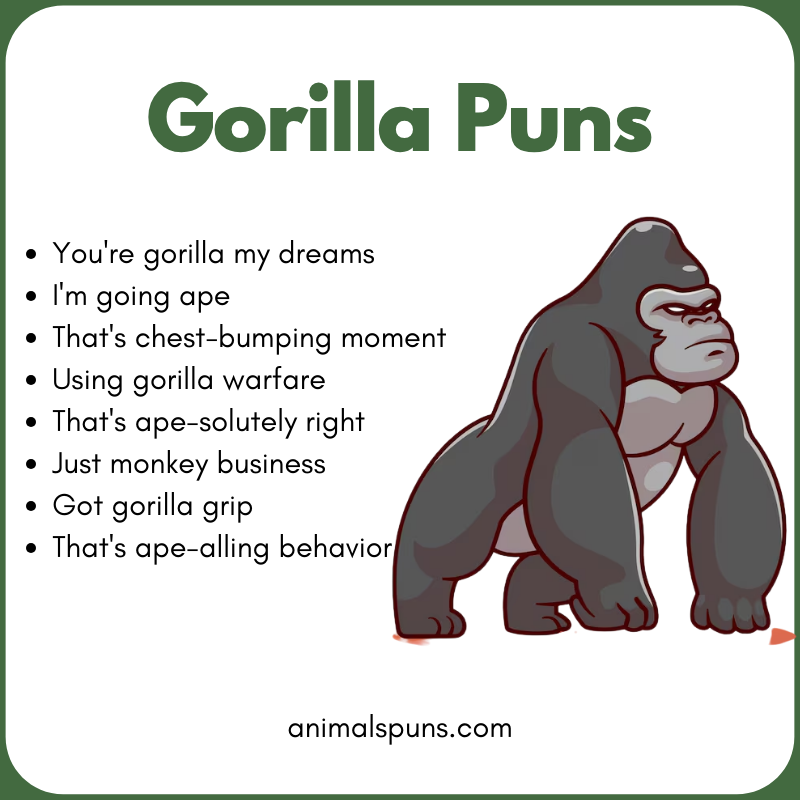 Gorilla Puns