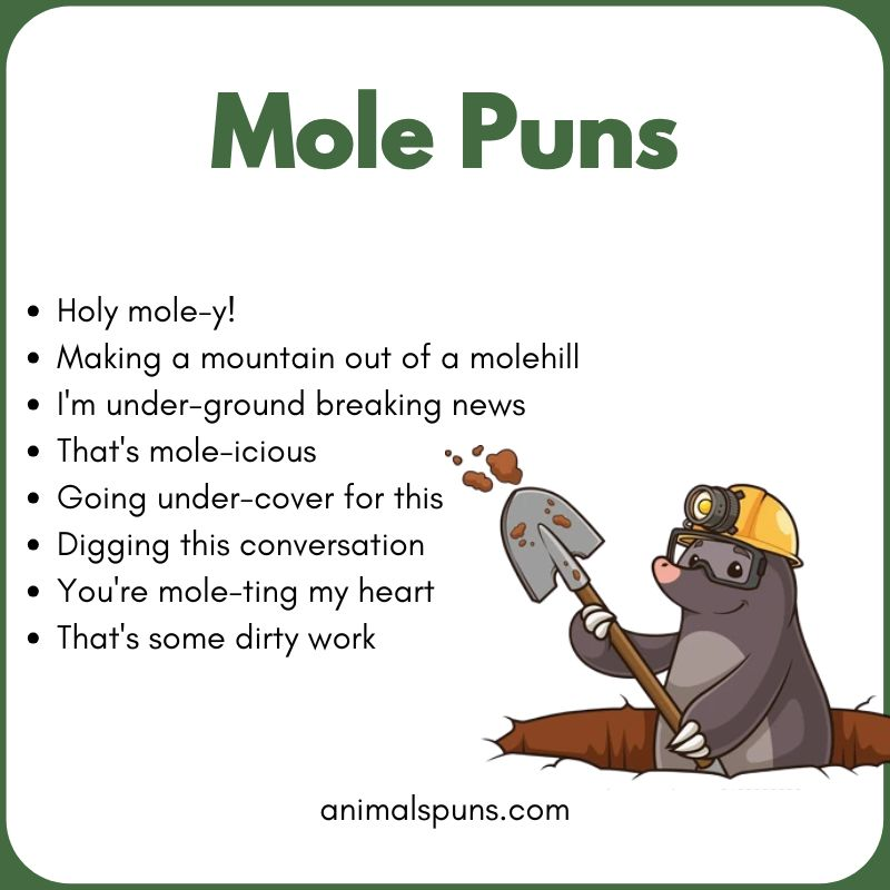 Mole Puns