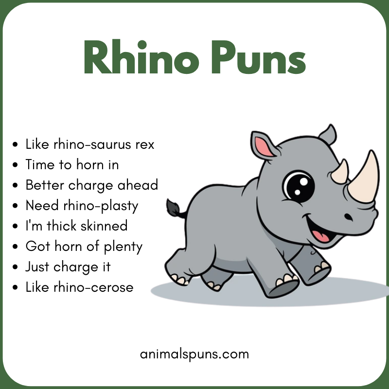 Rhino Puns