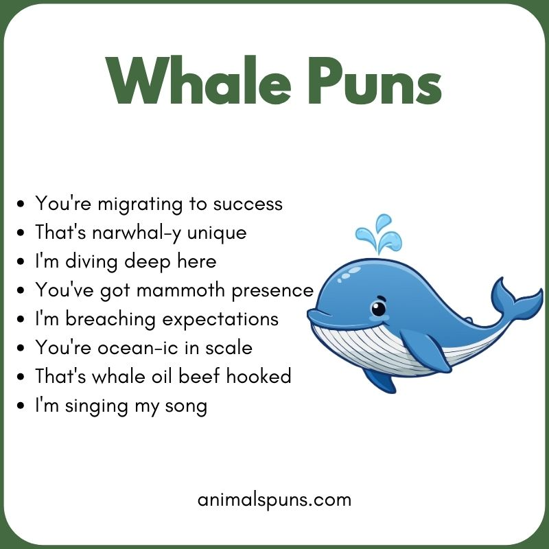 Whale Puns