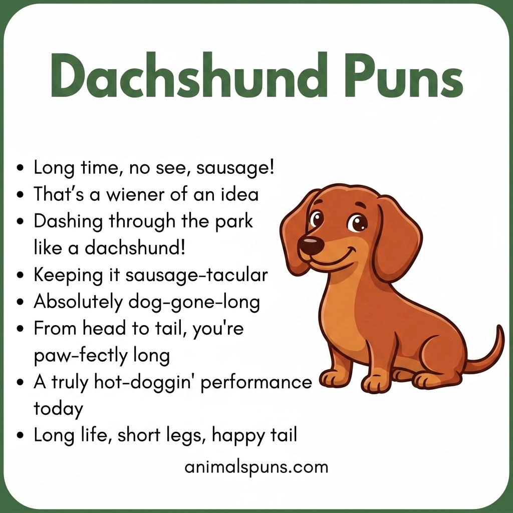 Dachshund Puns 