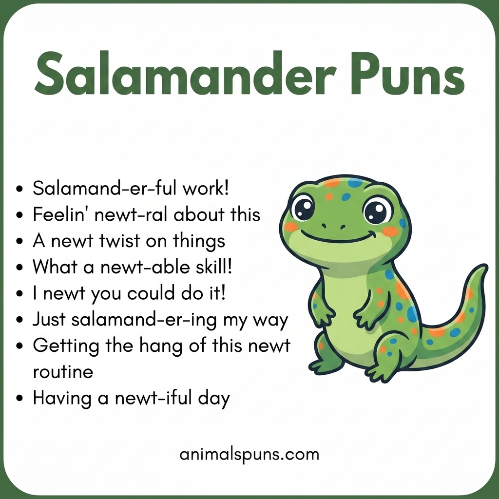 Salamander Puns