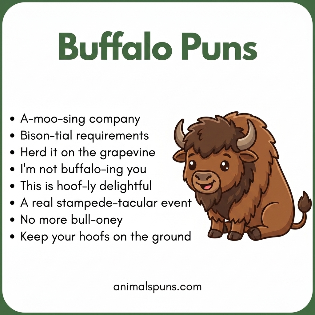 Buffalo Puns