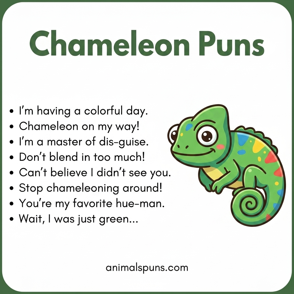 Chameleon Puns
