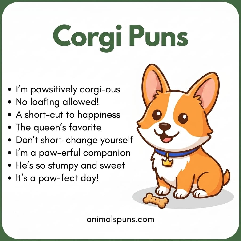Corgi Puns