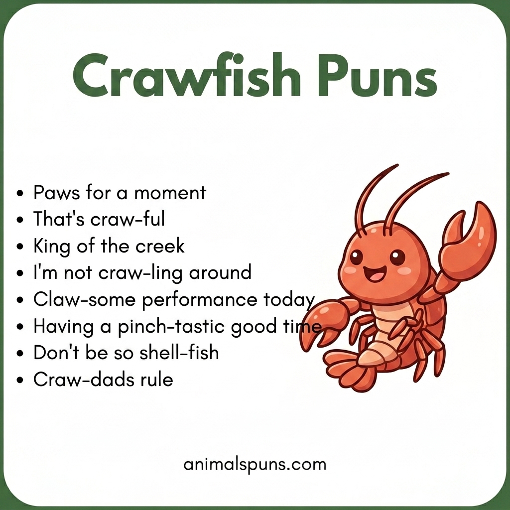 Crawfish Puns