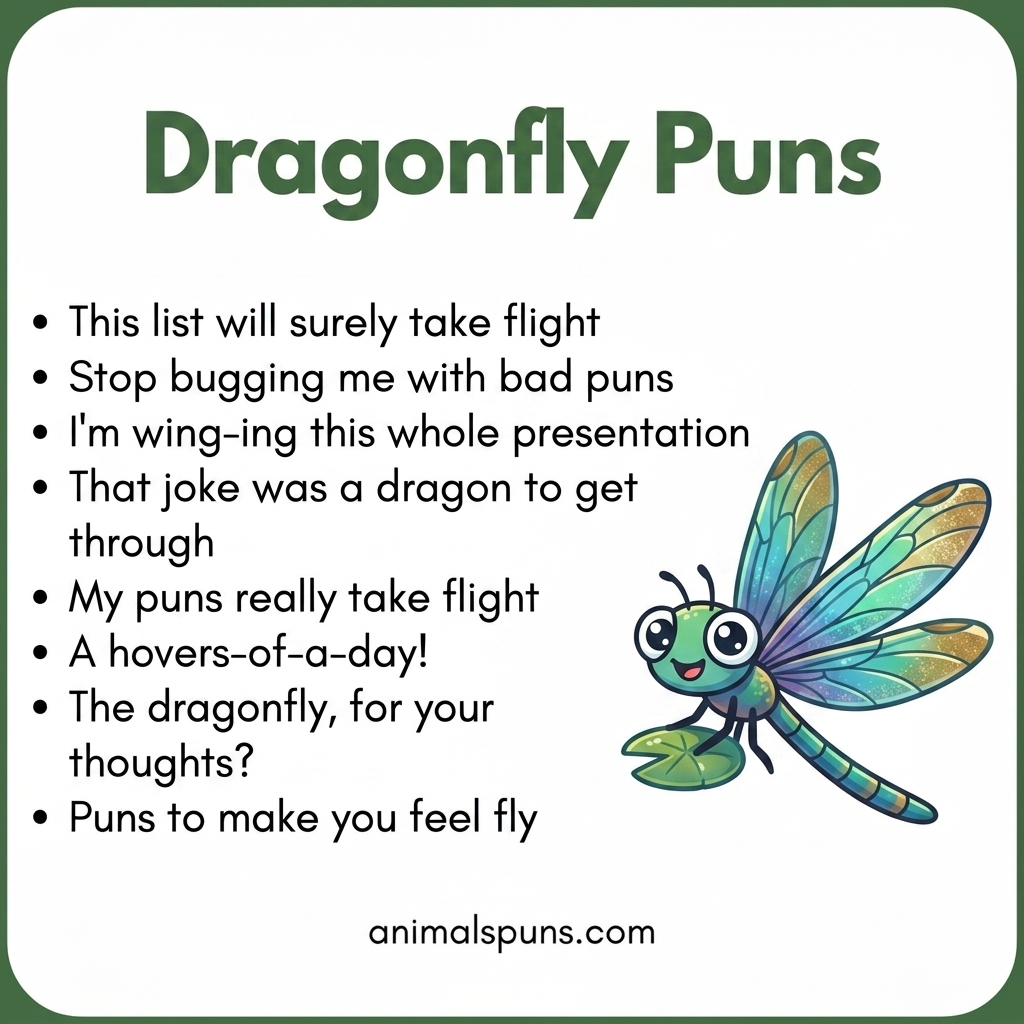 Dragonfly Puns