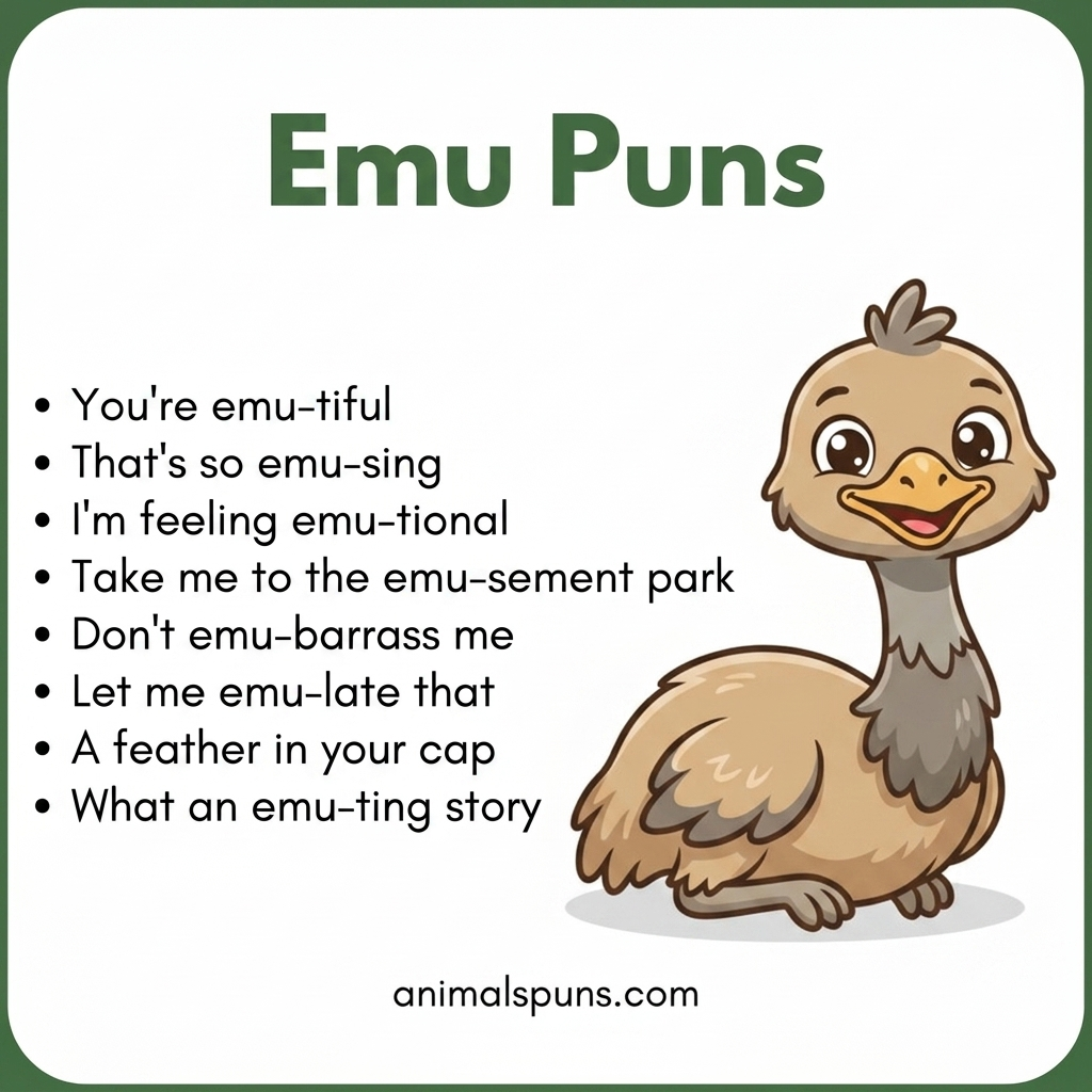 Emu Puns