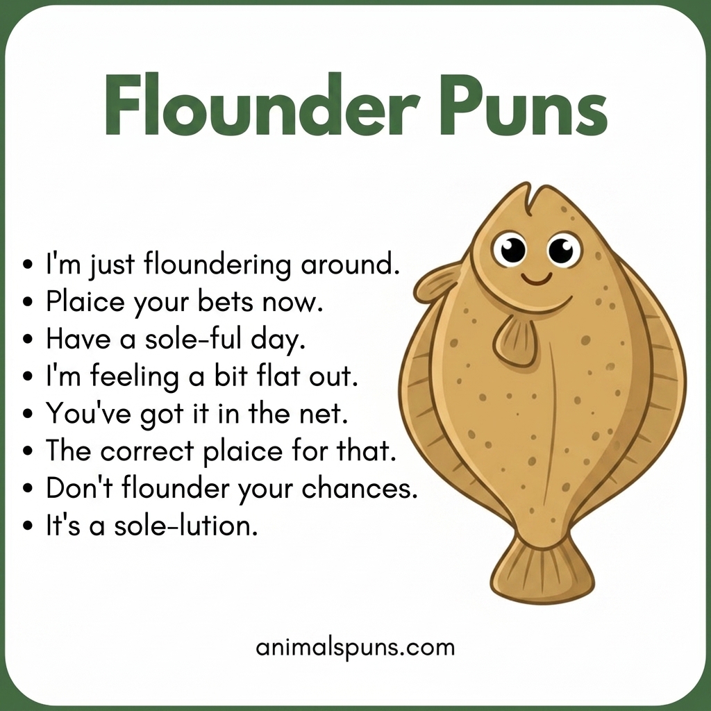Flounder Puns