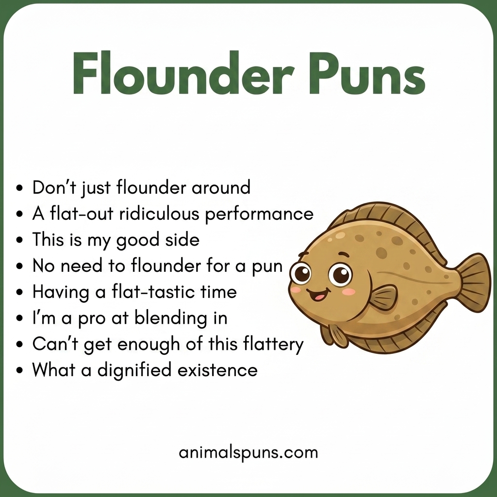 Flounder Puns