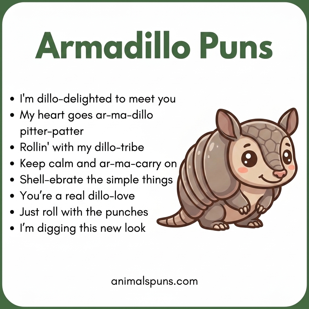 Armadillo Puns