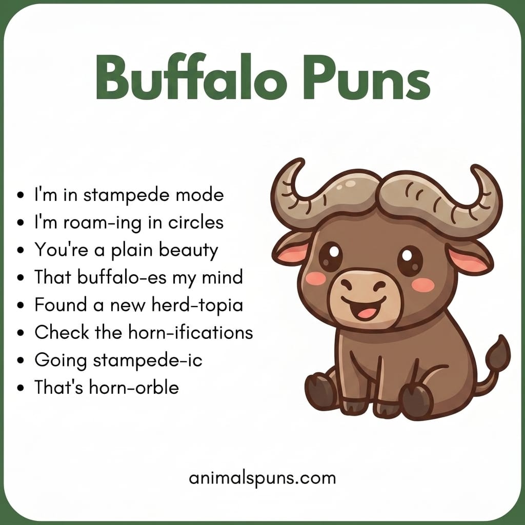 Buffalo Puns