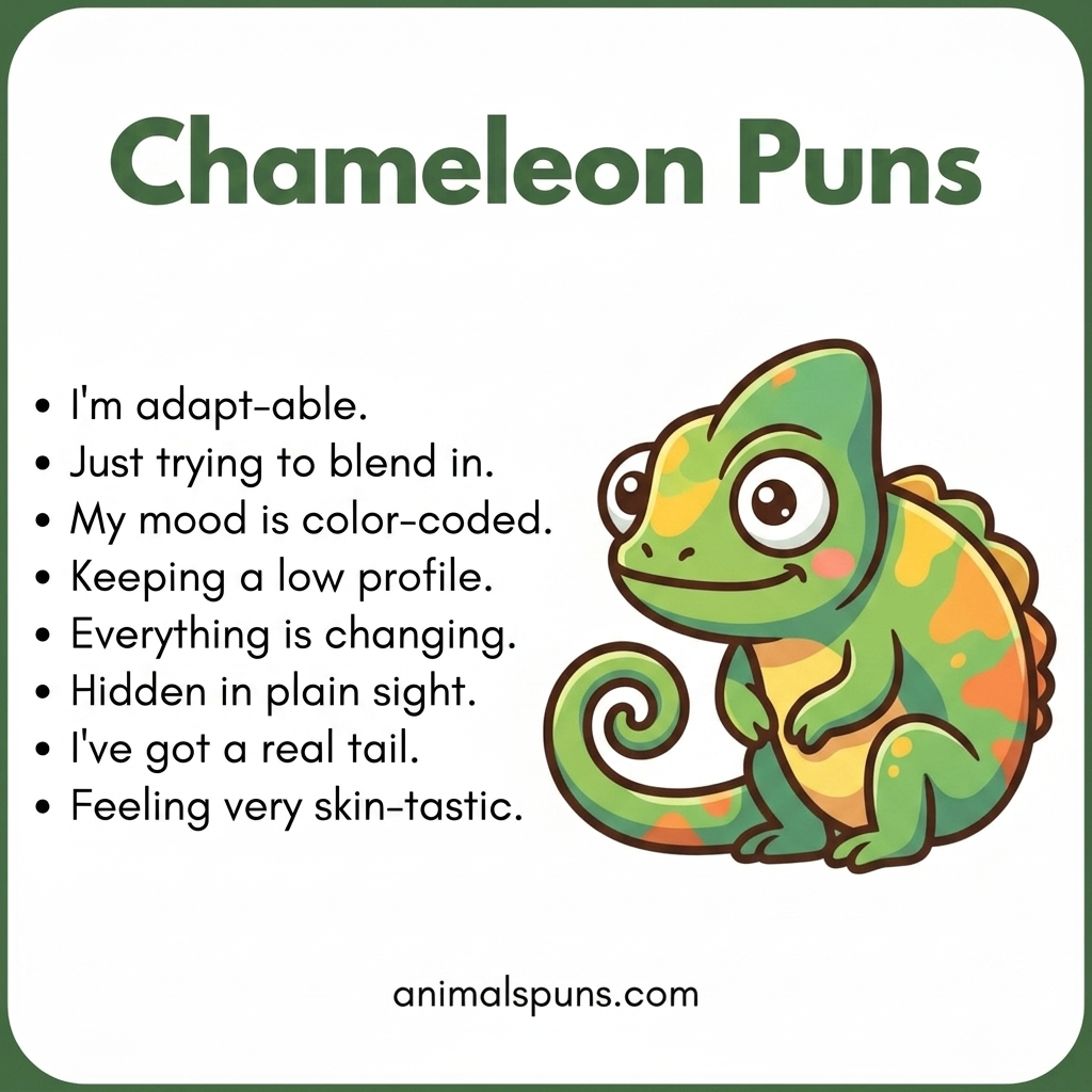 Chameleon Puns