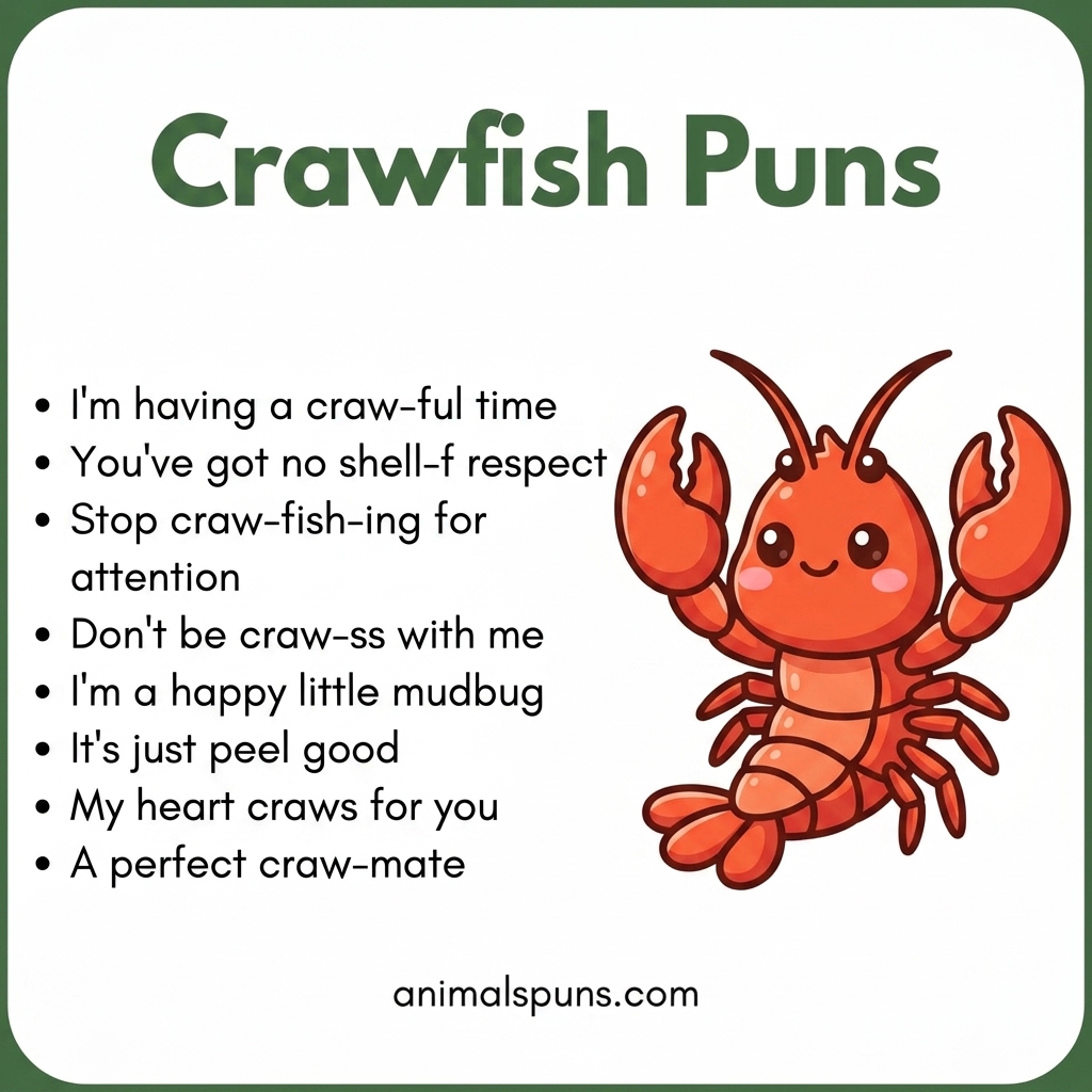 Crawfish Puns
