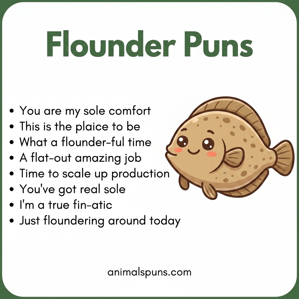Flounder Puns