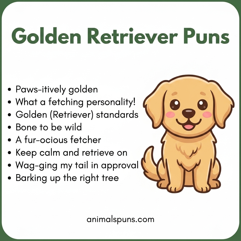 Golden Retriever Puns