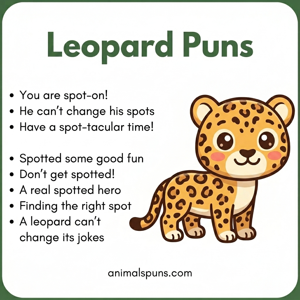  Leopard Puns 