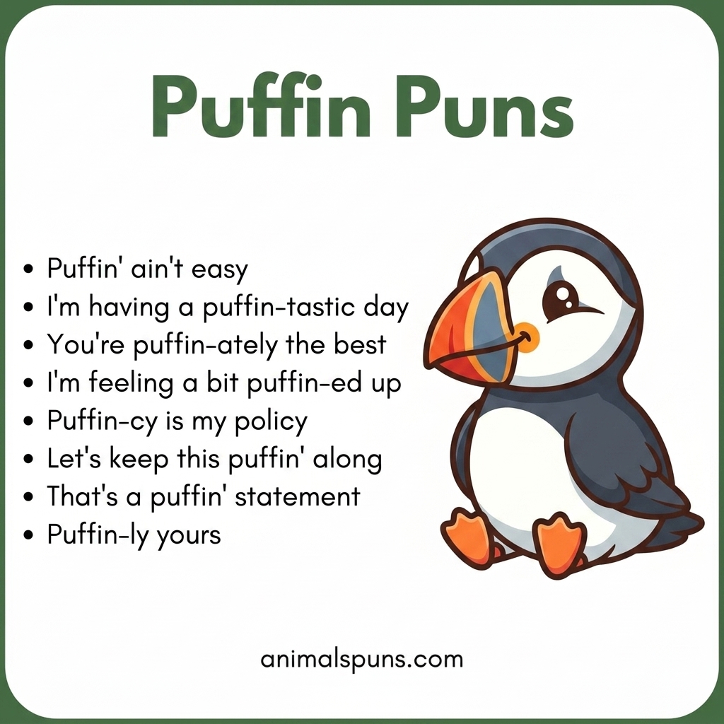 Puffin Puns