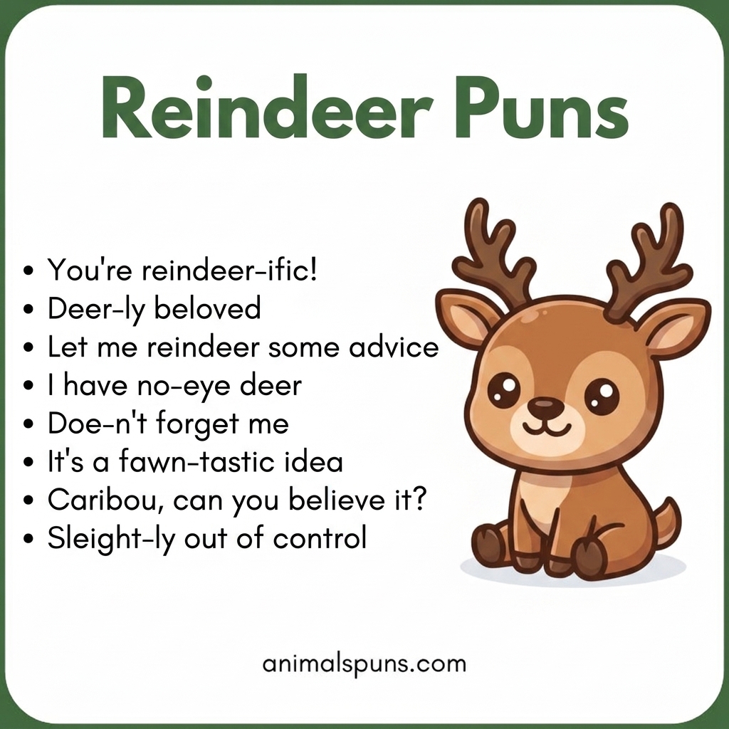 Reindeer Puns