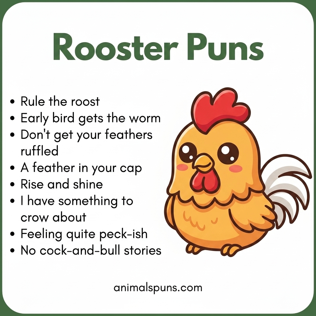 Rooster Puns