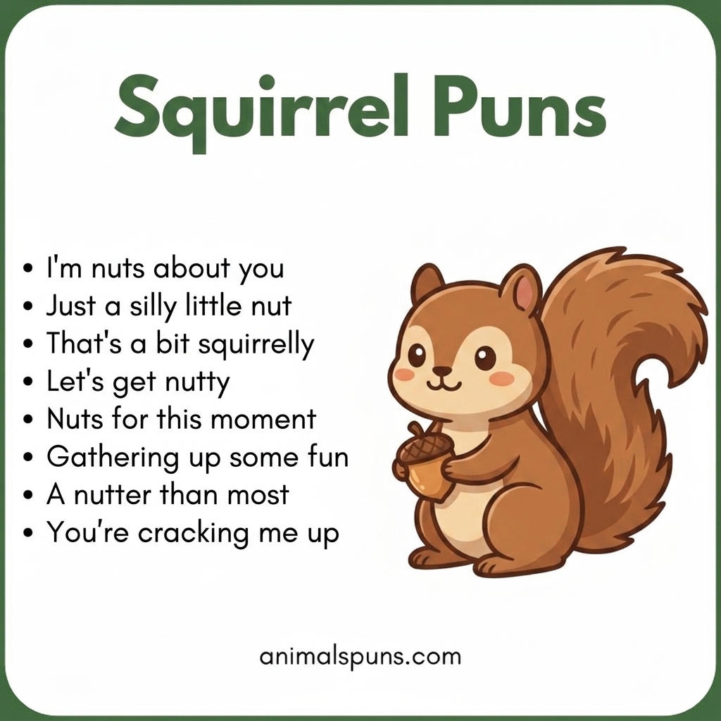 Squirrel Puns