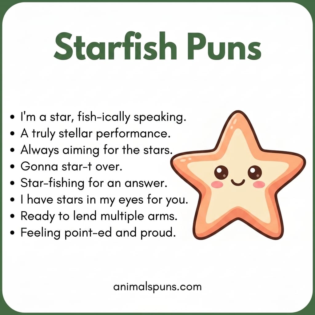  Starfish Puns 