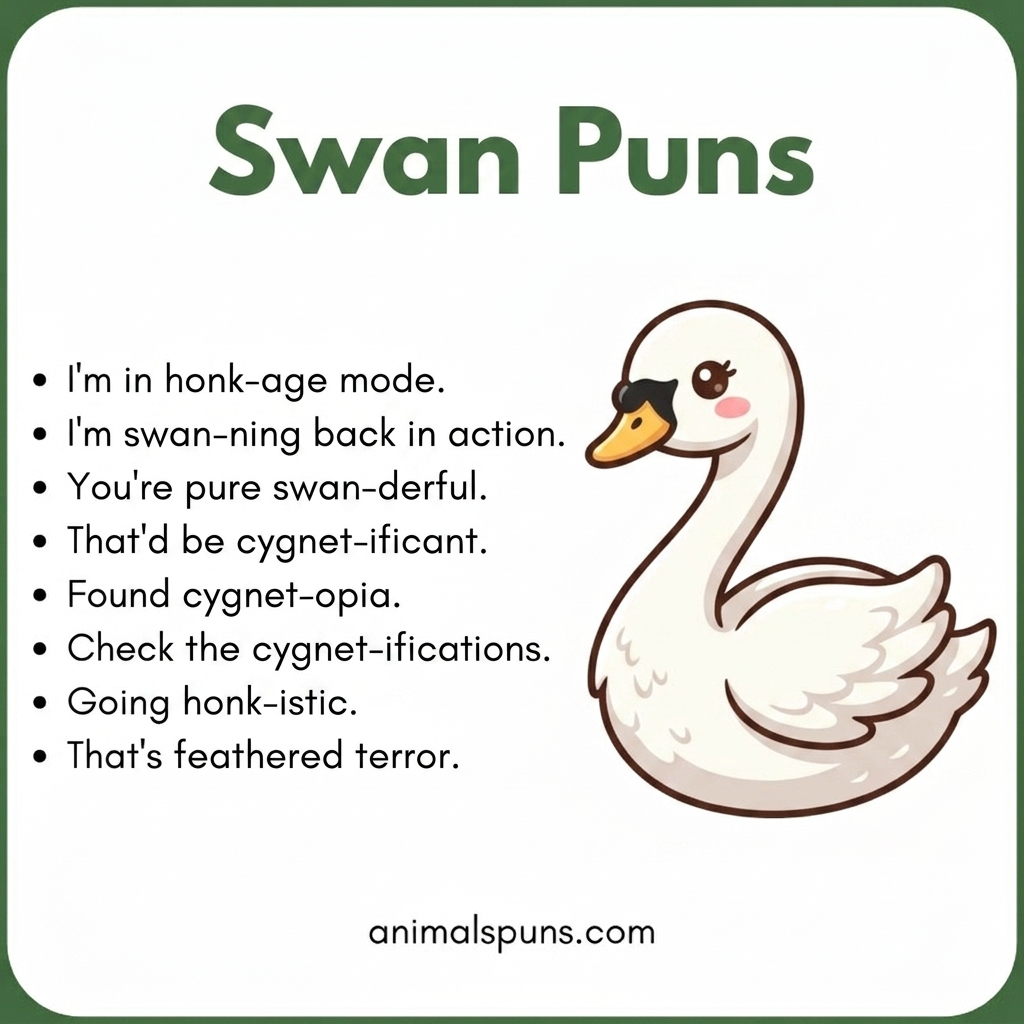 Swan Puns