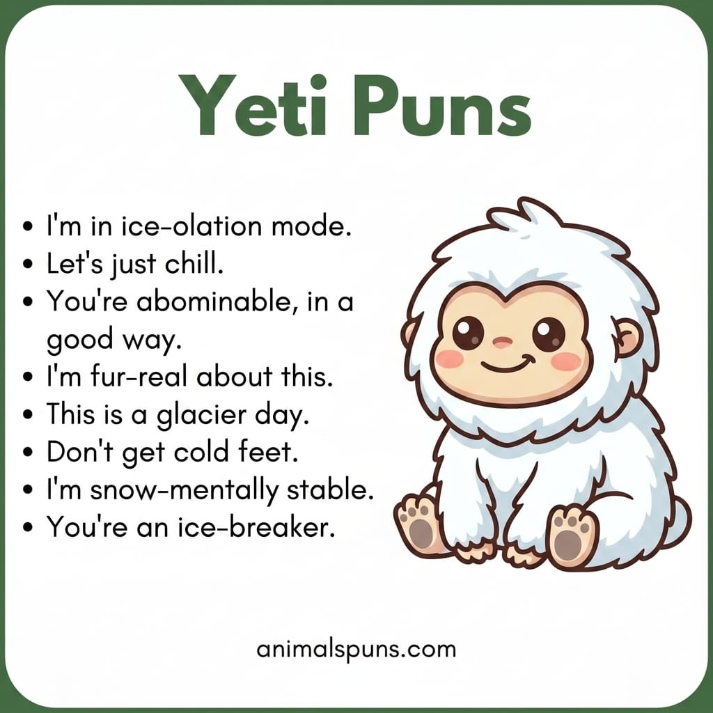 Yeti Puns