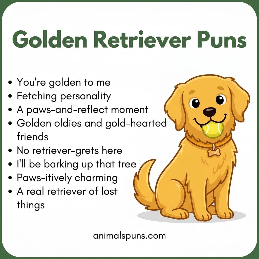 Golden Retriever Puns