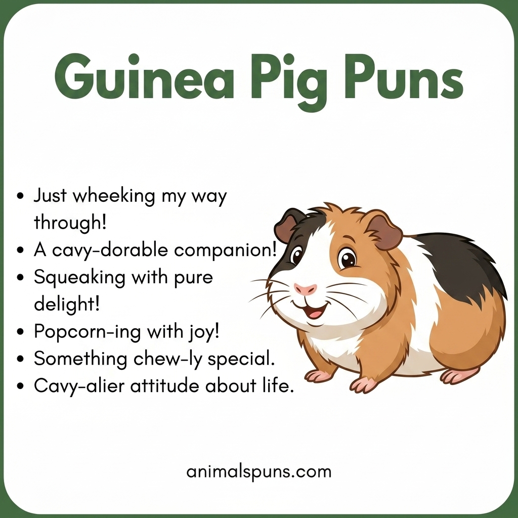 Guinea Pig Puns