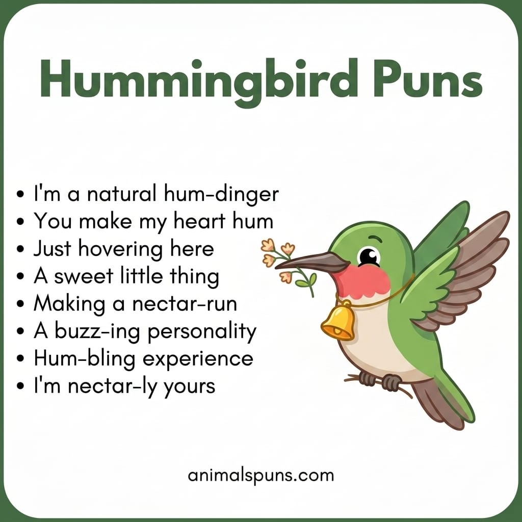 Hummingbird Puns