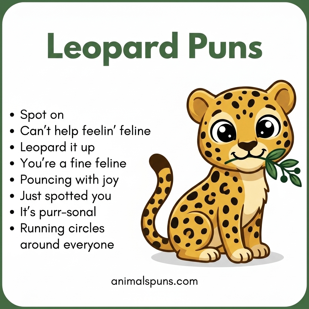  Leopard Puns 