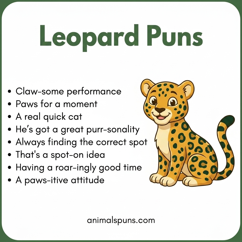  Leopard Puns 