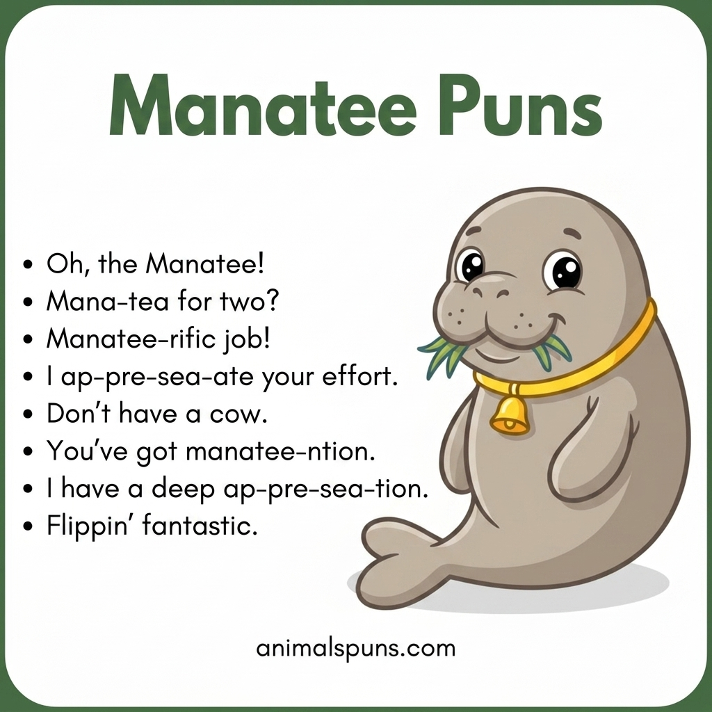 Manatee Puns