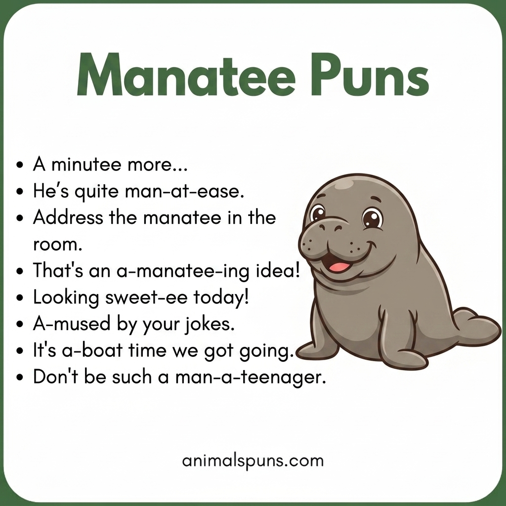 Manatee Puns