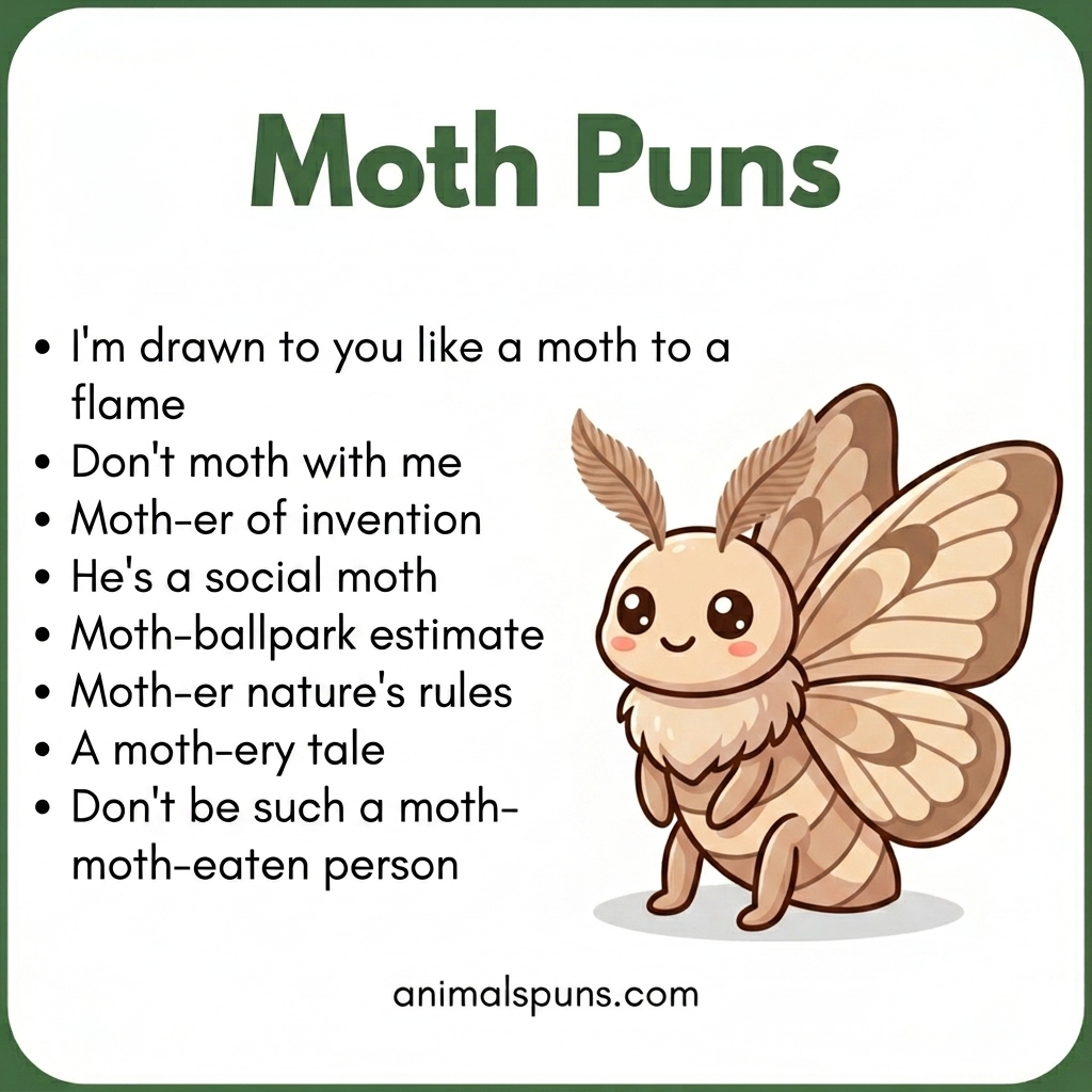 Moth Puns