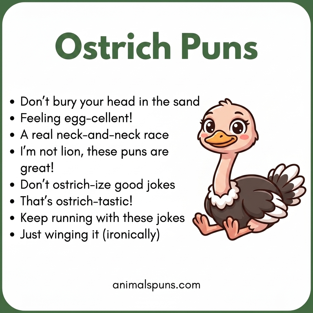Ostrich Puns
