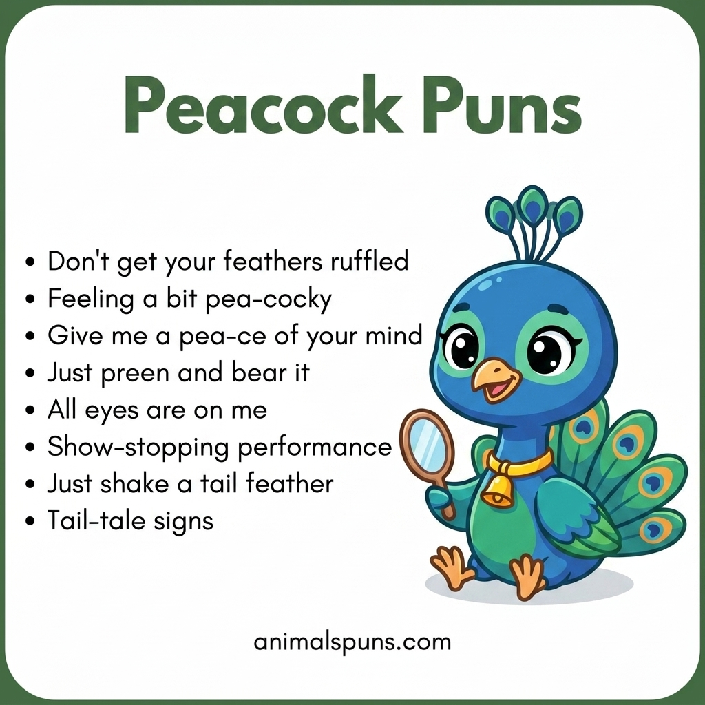 Peacock Puns